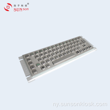 IP65 Metal Keyboard yokhala ndi Track Ball